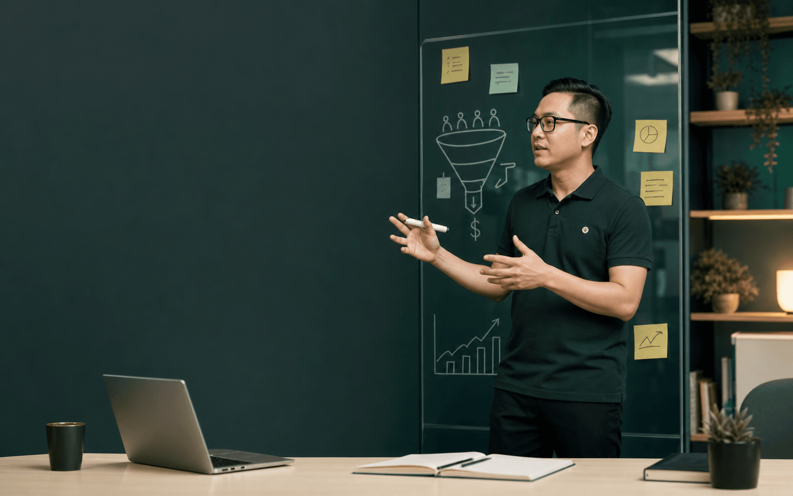 Không gian học và thực hành Video Marketing